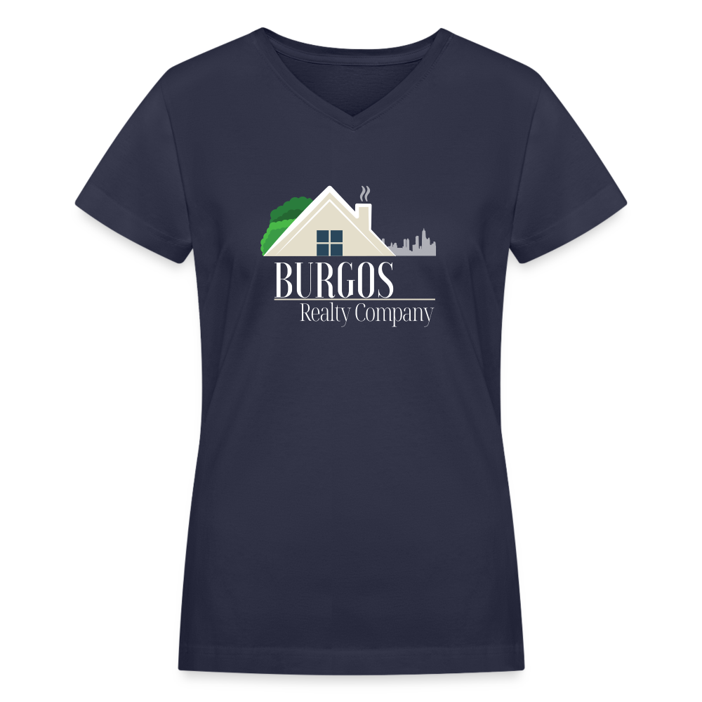 Women's V-Neck T-Shirt - navy