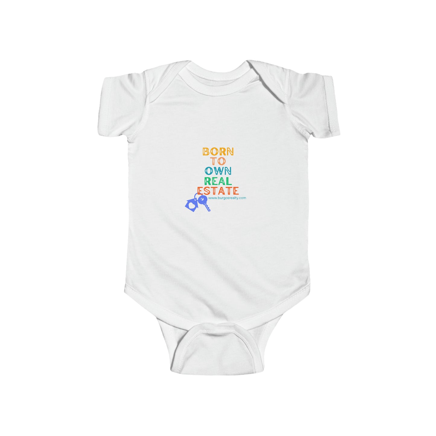 Infant Fine Jersey Bodysuit - Born to Own Real Estate