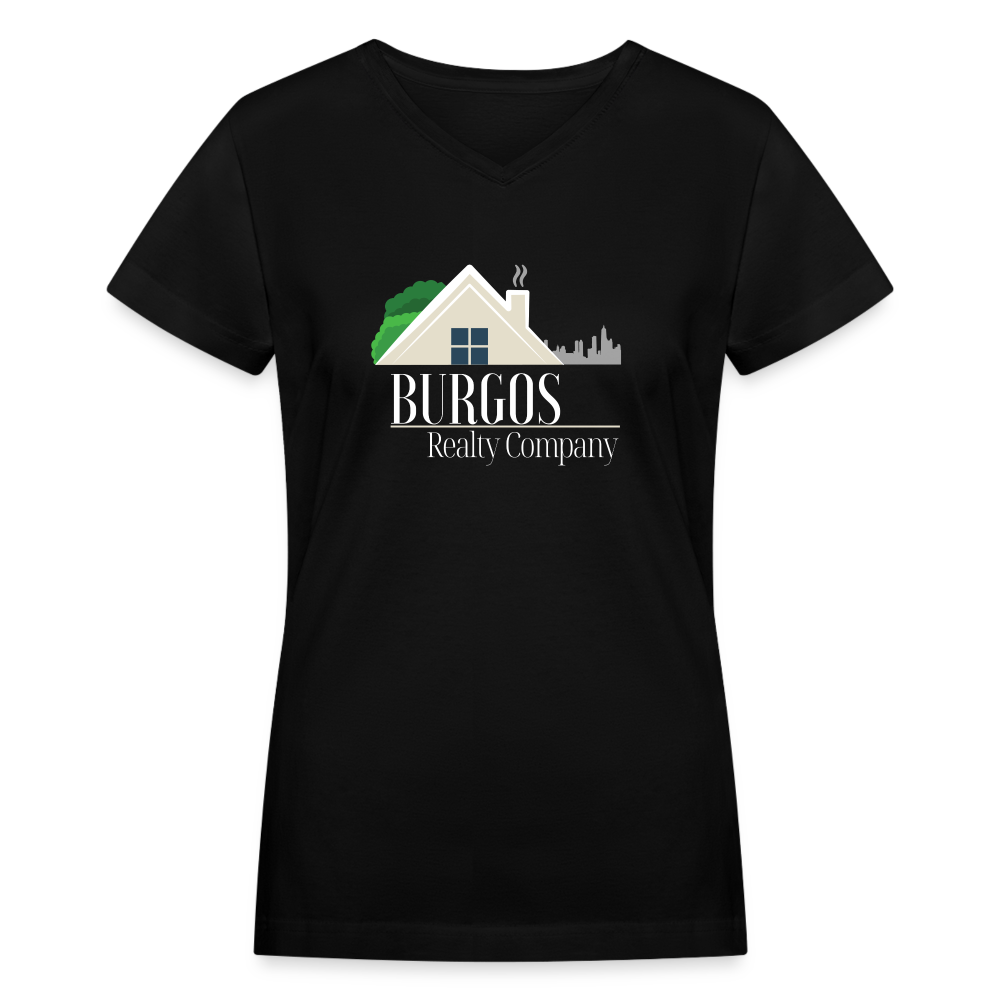 Women's V-Neck T-Shirt - black
