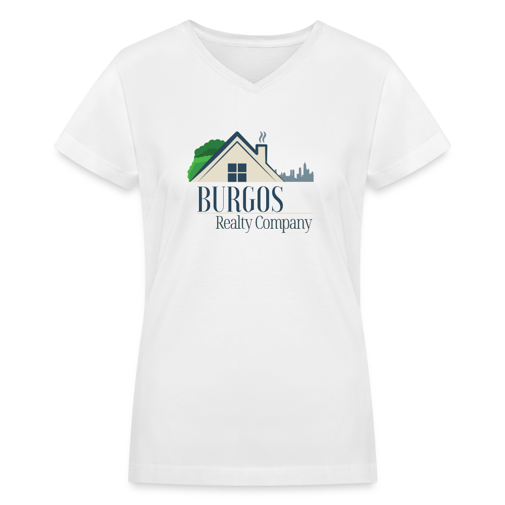 Women's V-Neck T-Shirt - white