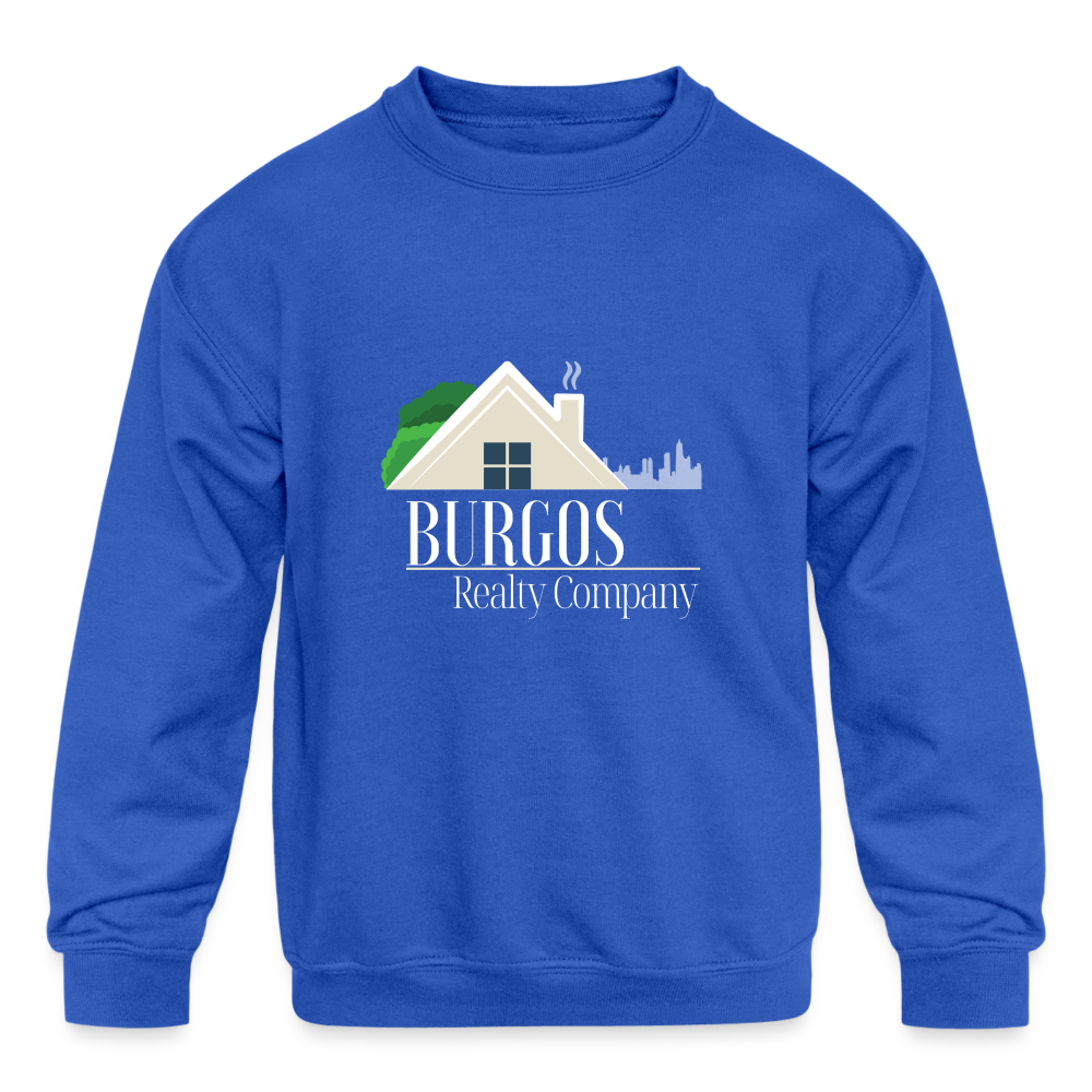 Kids' Crewneck Sweatshirt - royal blue
