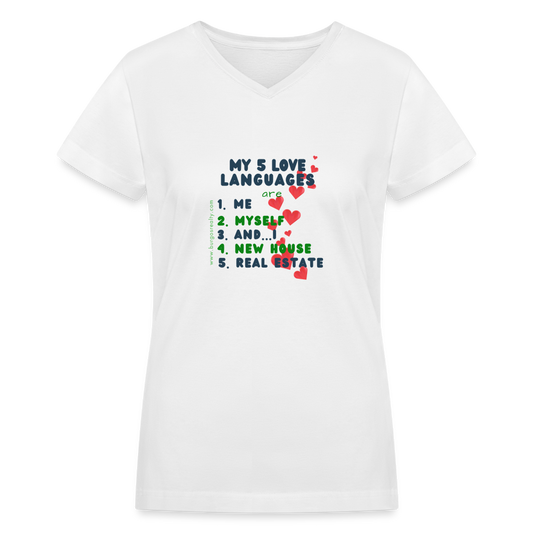 My 5 Love Languages T-Shirt - white