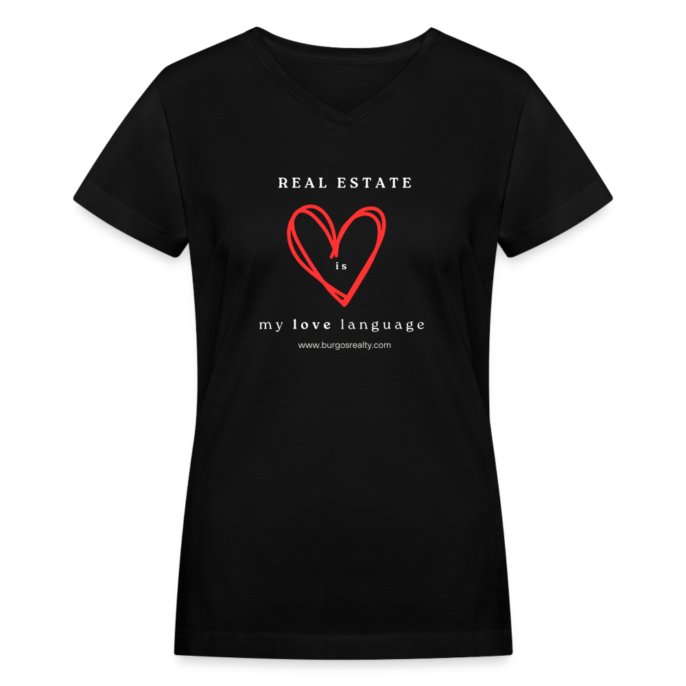 Real Estate Is My Love Language - black