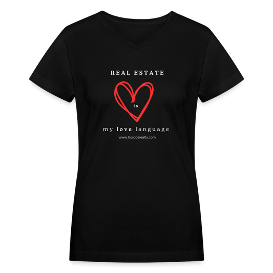 Real Estate Is My Love Language - black